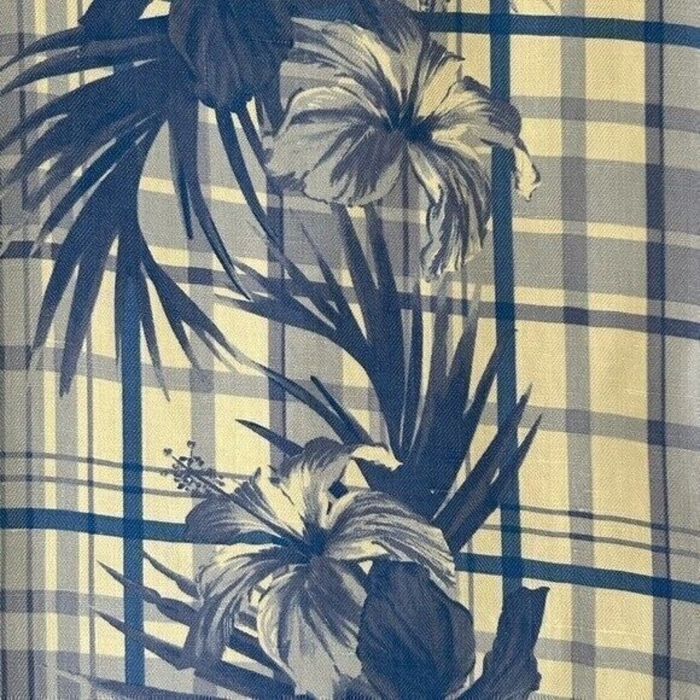 Tommy Bahama Silk/Linen Hawaiian Style Shirt Size Med - Picture 5 of 9